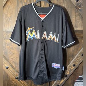 Miami Marlins Jose Fernandez #16 Authentic Majestic Cool Base Jersey Size 52 NWT